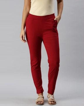 women pants with elasticated waistband