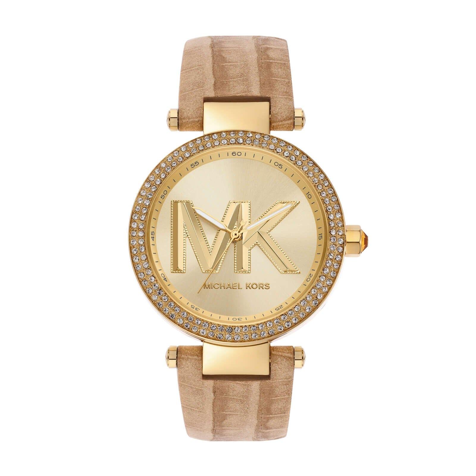 women parker brown watch mk4725