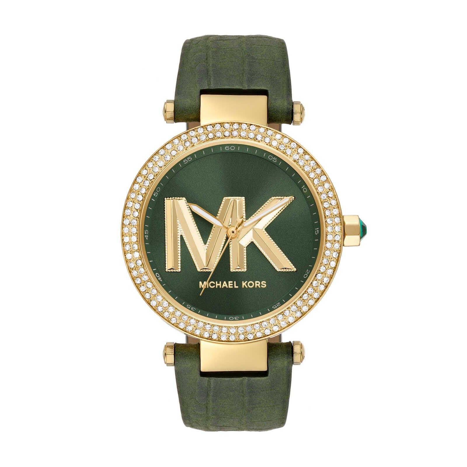 women parker green watch mk4724