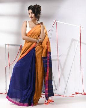 women patli pallu cotton saree