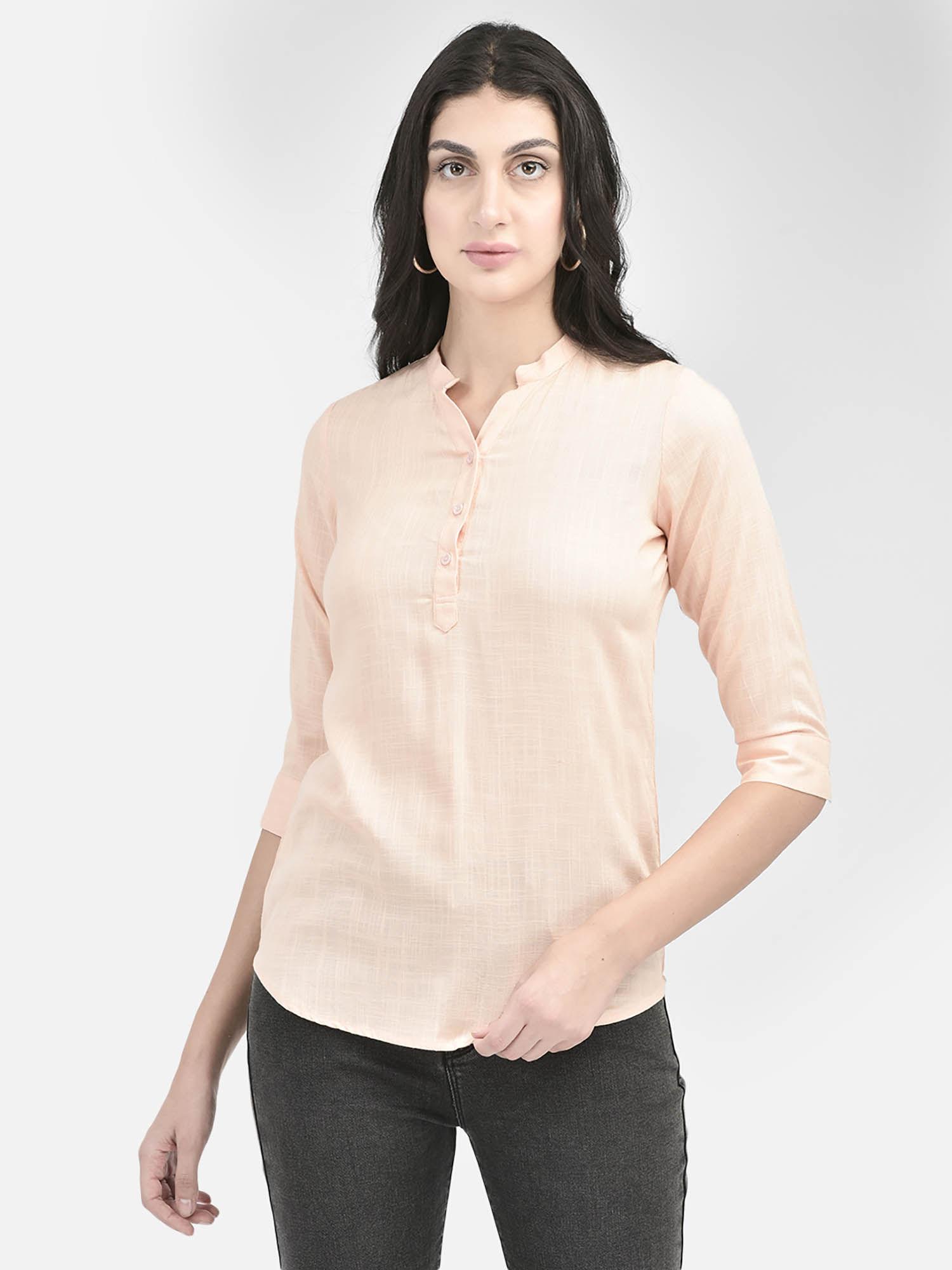 women peach top