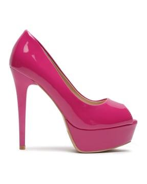 women peep-toe stilettos