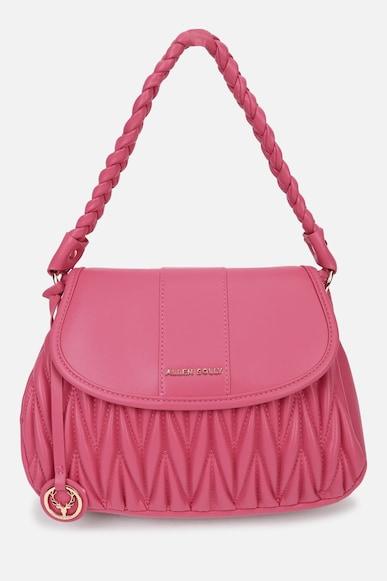 women pink casual sling bag
