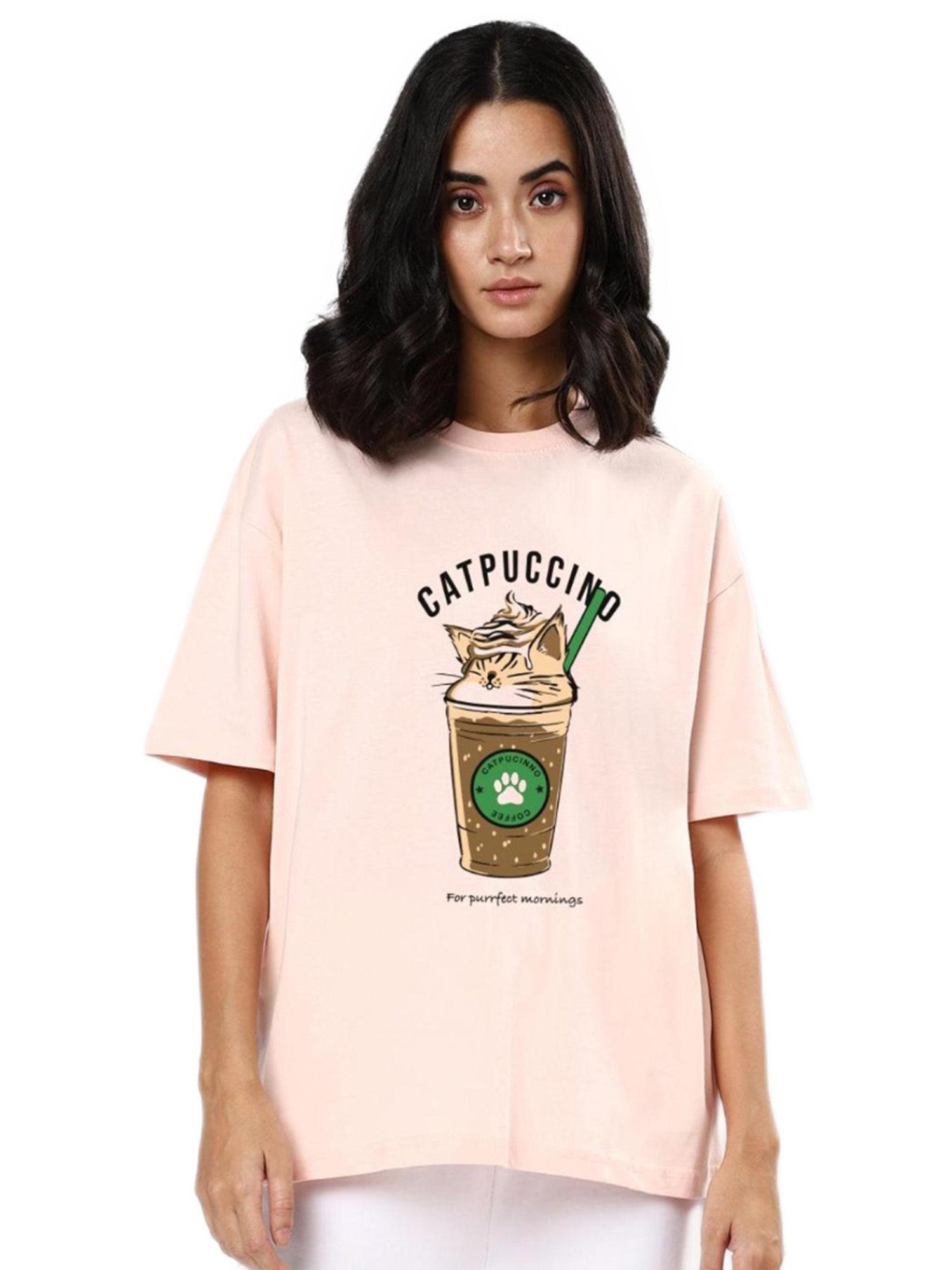 women pink graphic comfortable t-shirt