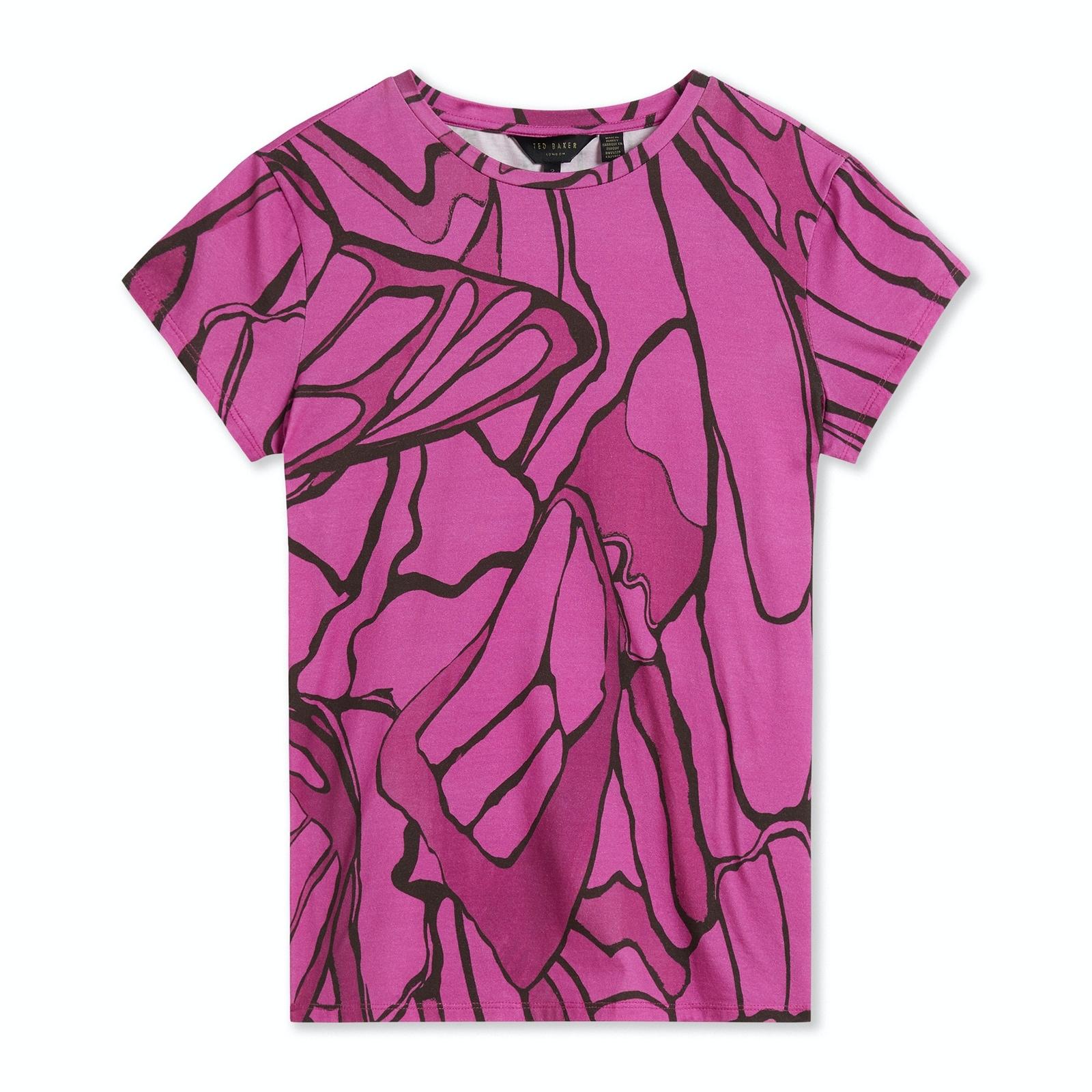 women pink kcarlia fitted t-shirt