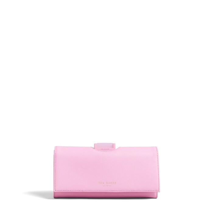 women pink large crystal bobble purse
