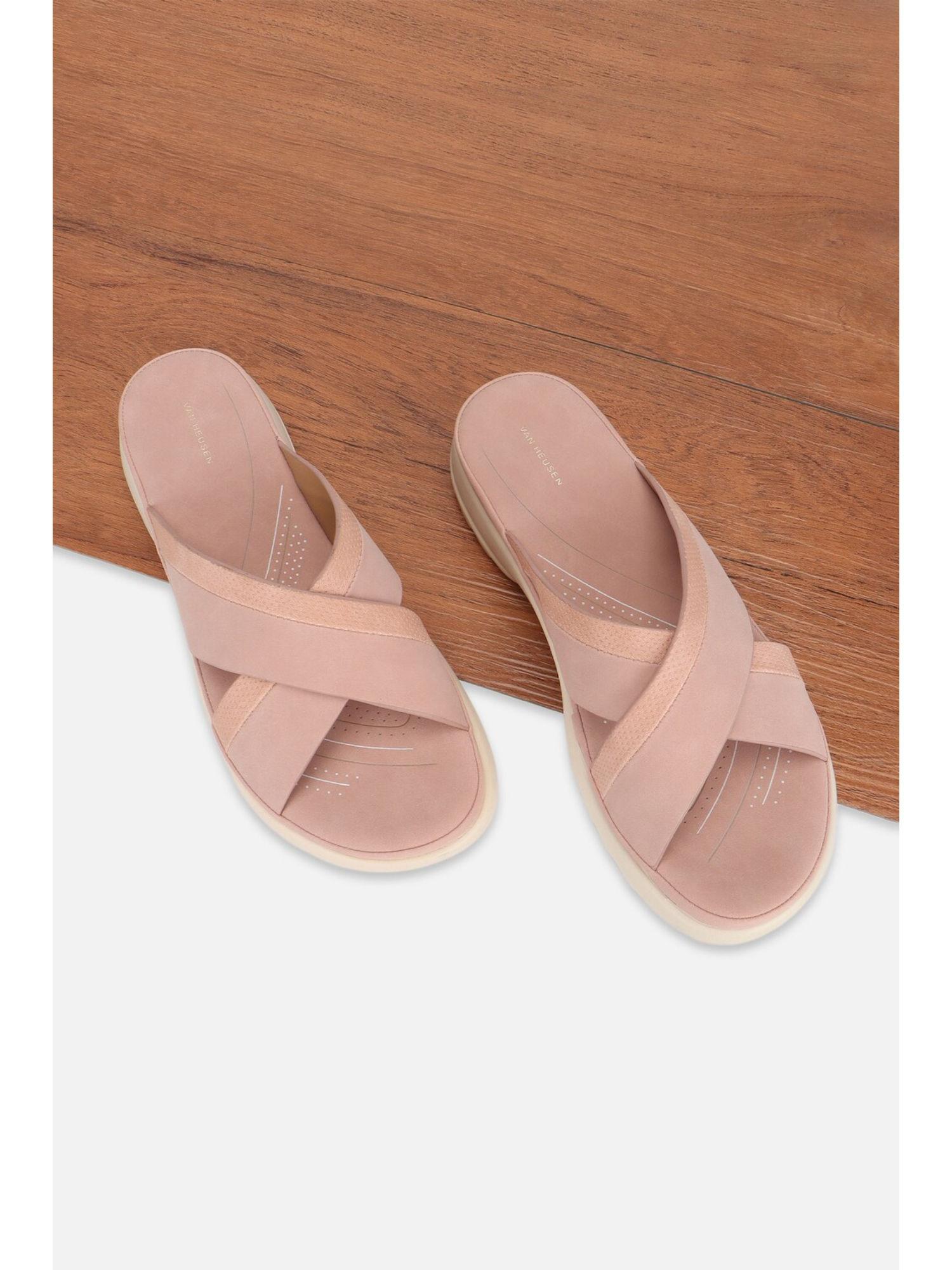 women pink sandals