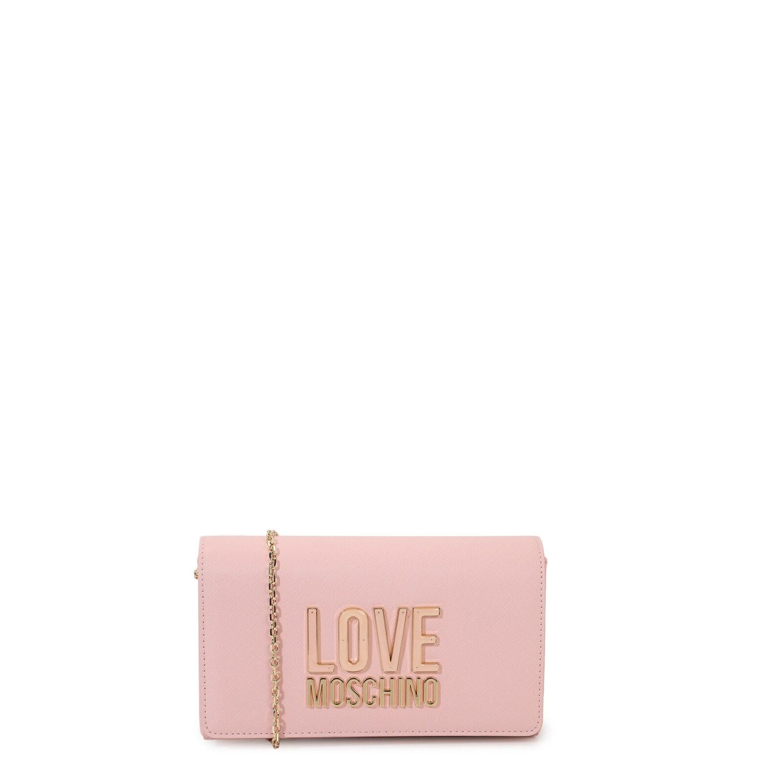women-pink-solid-bold-branding-crossbody-bag-with-chain-strap