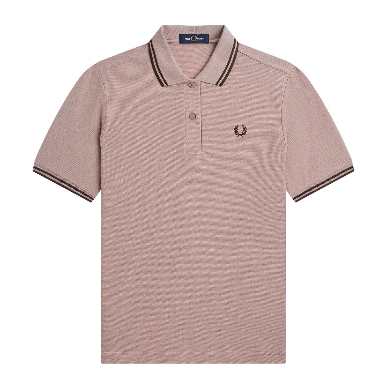 women pink solid twin-tipped polo