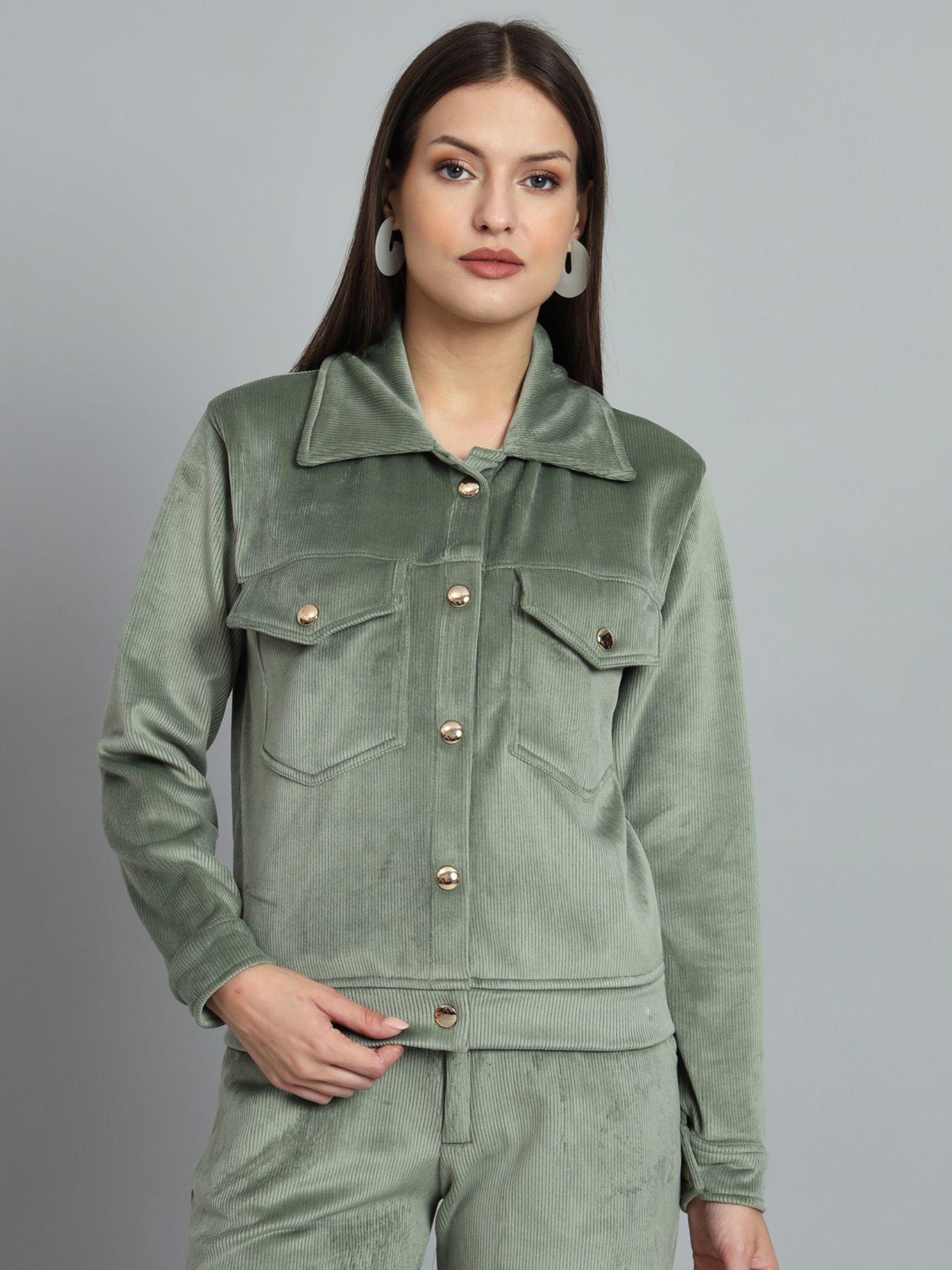 women pista corduroy lightweight jacket