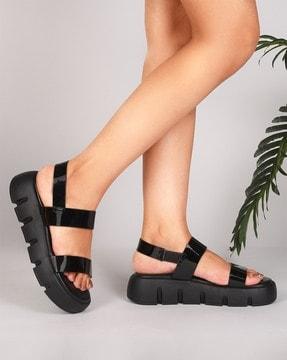 women platform heeled sandals