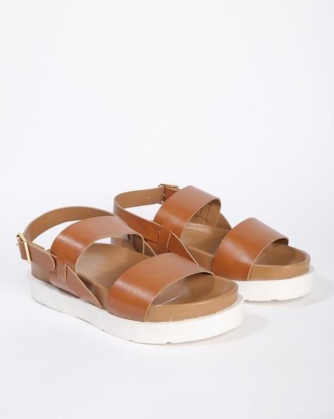 women platforms with buckle closure