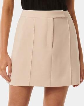 women pleated a-line skirt