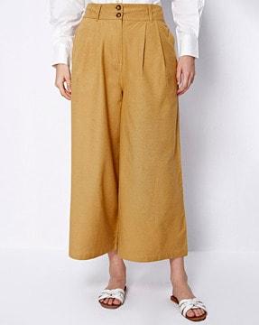 women pleated culottes