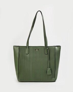 women pleated tote bag