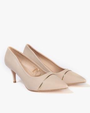 women pointed-toe slip-on pumps