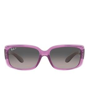 women polarised rectangular sunglasses-0rb4389