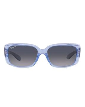 women polarised rectangular sunglasses-0rb4389