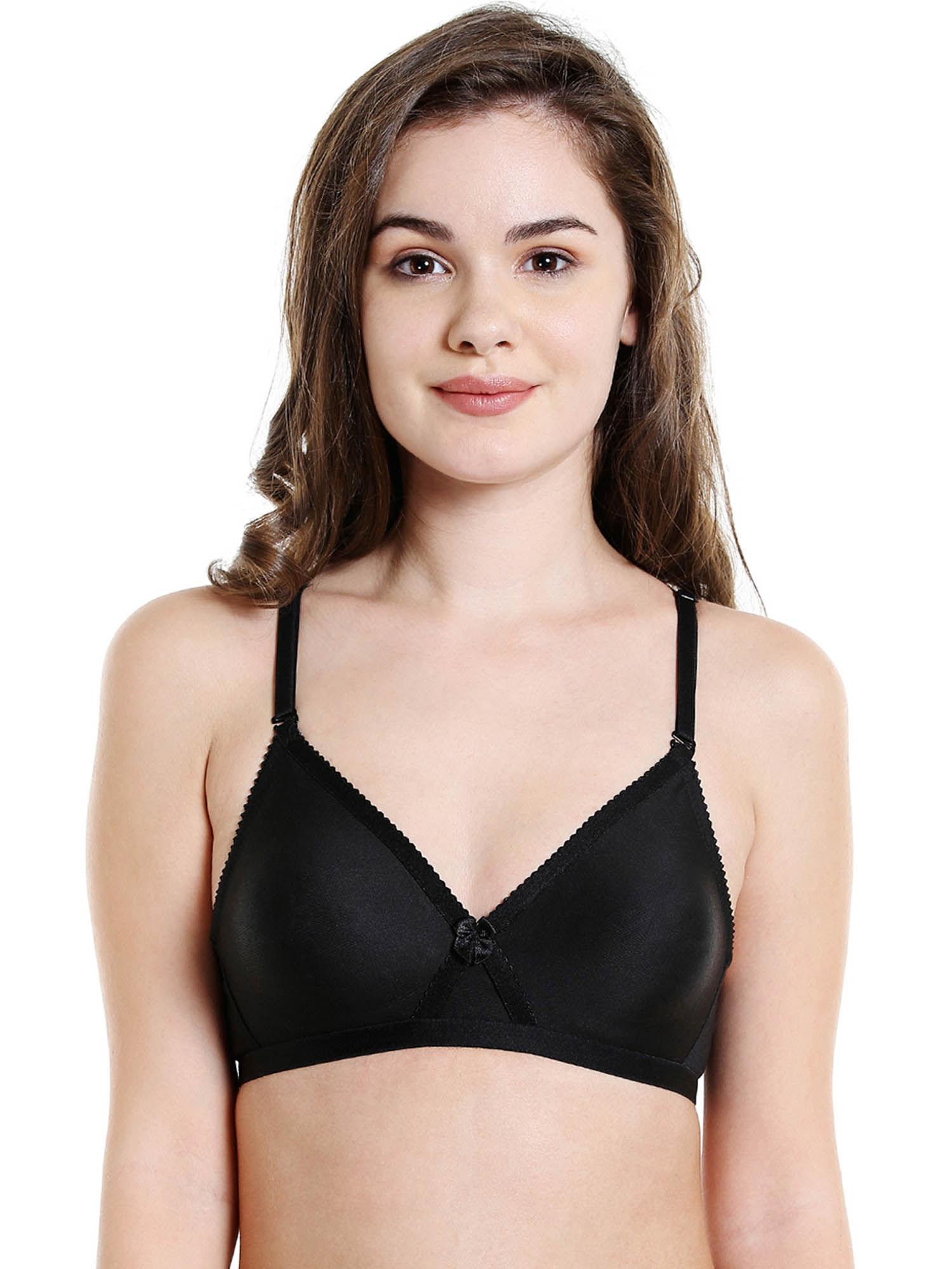 women poly cotton full coverage non padded regular bra