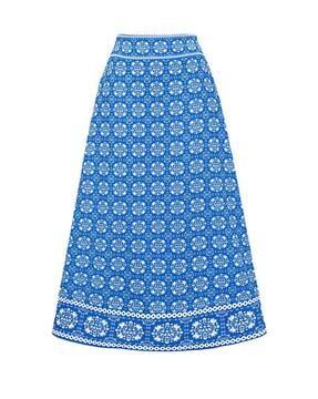 women printed a-line skirt