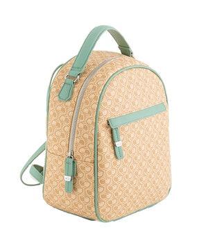 women printed backpack with adjustable strap