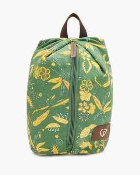 women printed convertible backpack