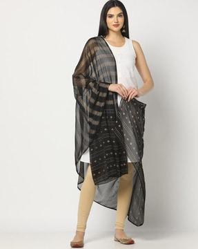 women printed dupatta