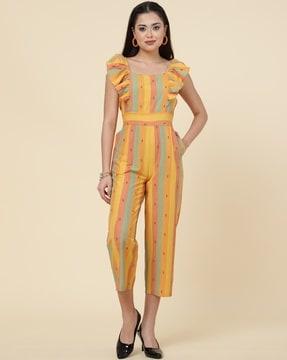 women printed jumpsuit