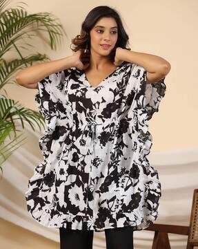 women printed kaftan tunic