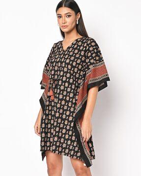 women printed kaftan