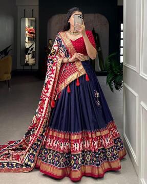 women printed lehenga choli set