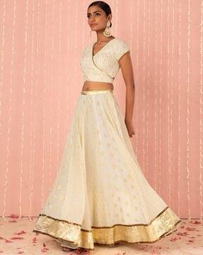 women printed lehenga skirt