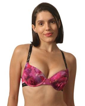 women printed lightly-padded bra