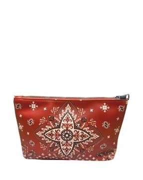 women printed multi-purpose pouch