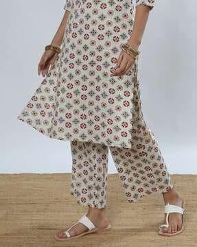 women printed palazzos