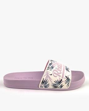 women printed slides