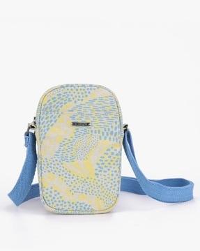 women printed sling bag with adjustable strap