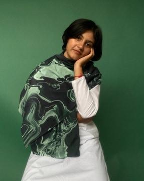 women printed stole