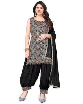 women printed straight kurta set