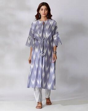 women printed straight kurta