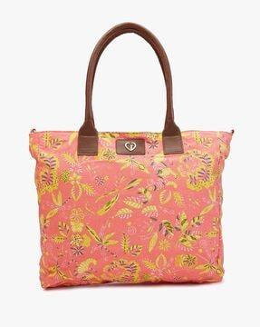 women printed tote bag