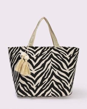 women printed tote bag