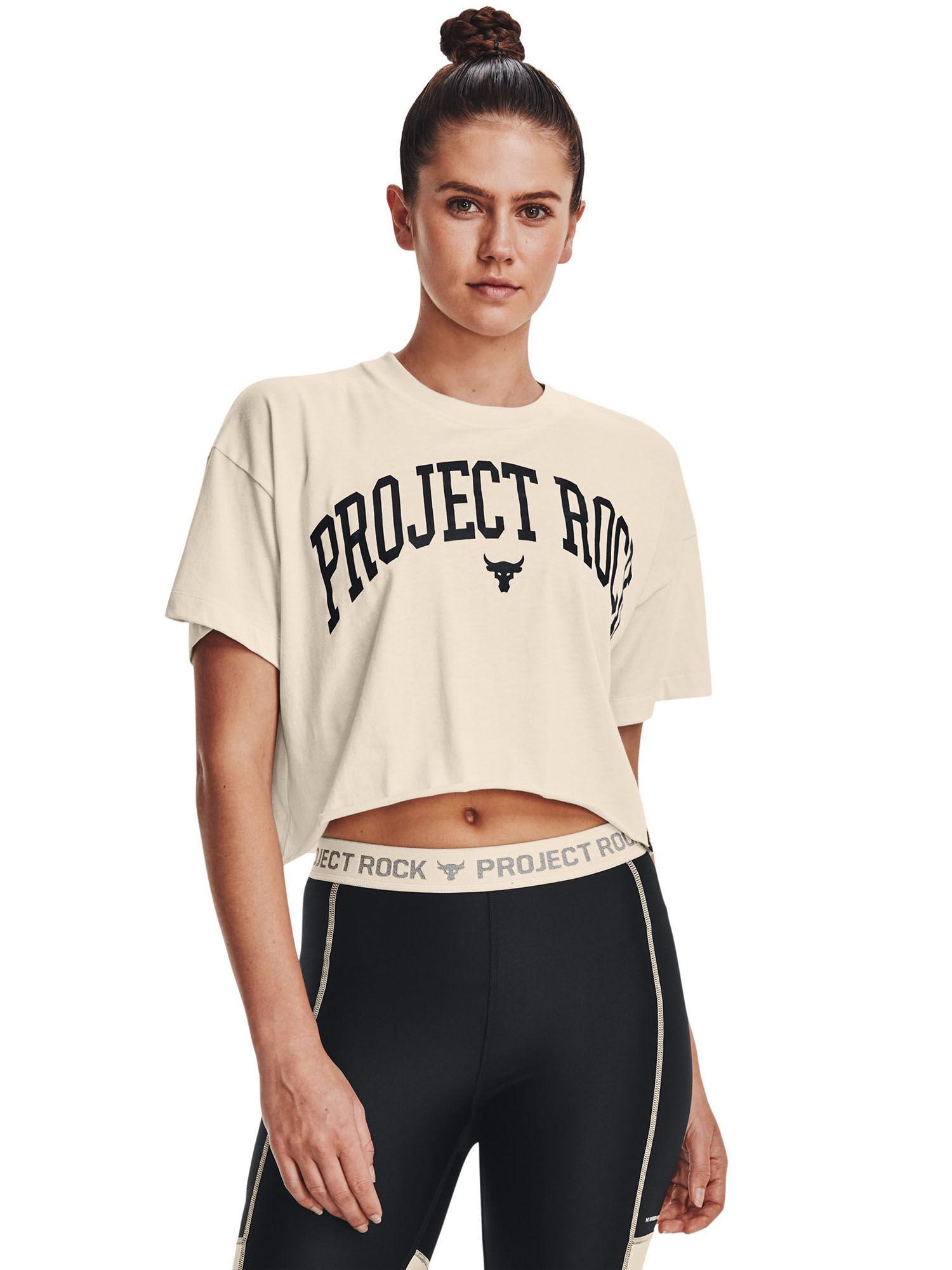 women project rock cropped short sleeves t-shirt - white