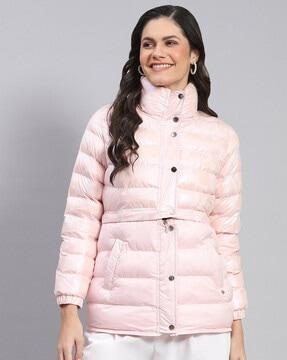 women puffer jacket with insert pockets