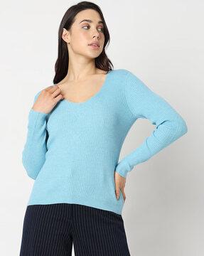 women pullover with full sleeves