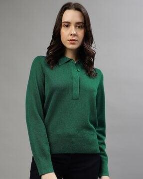 women pullover with full sleeves