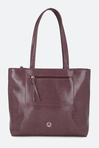 women purple casual handbag