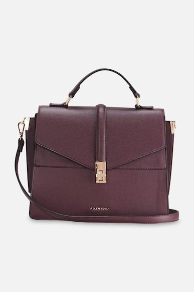 women purple casual handbag