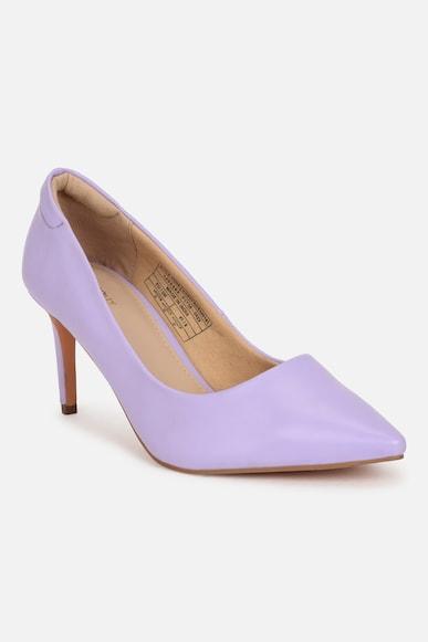 women purple casual heels