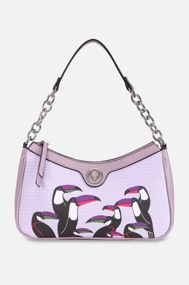 women purple casual sling bag